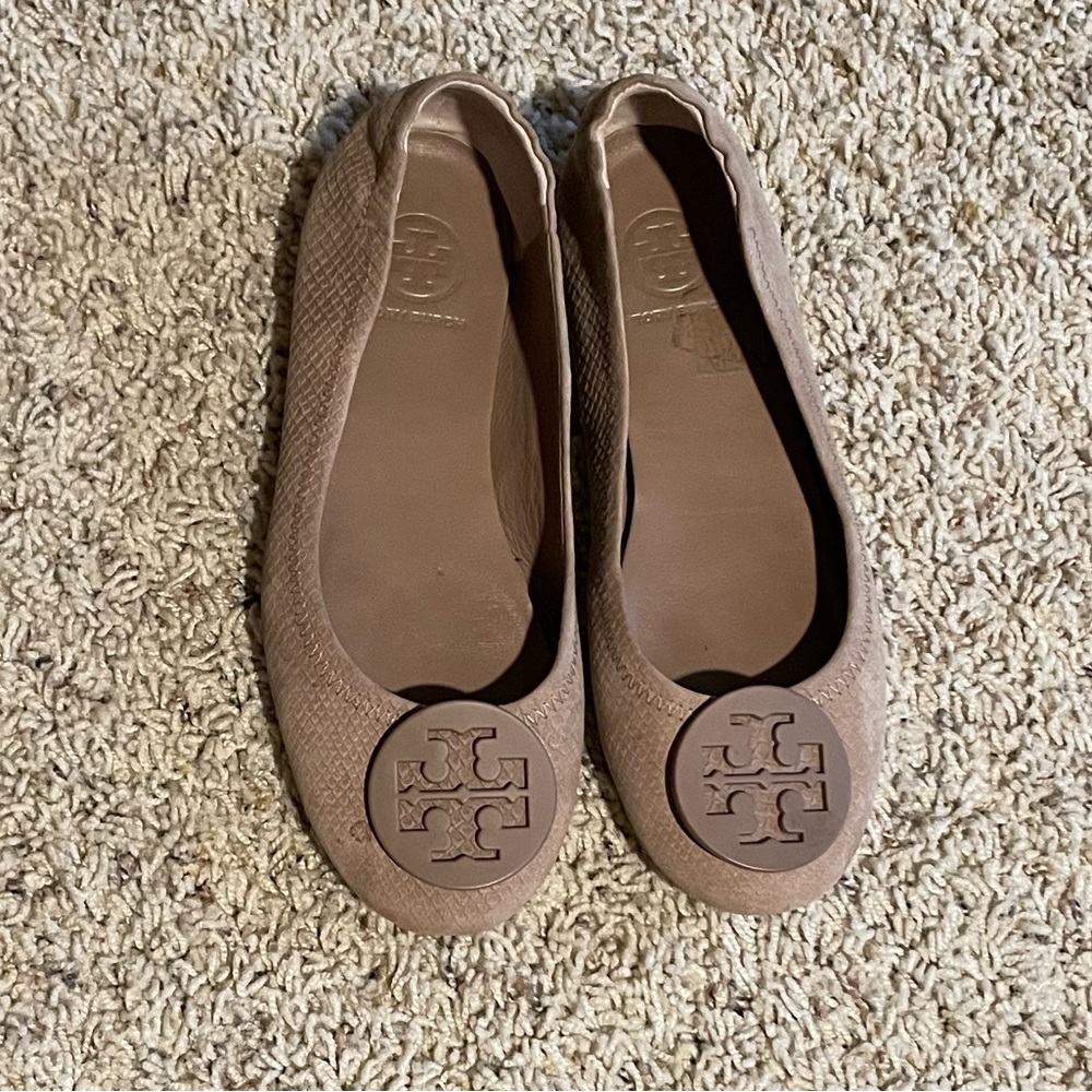 Tory Burch suede ballet flat